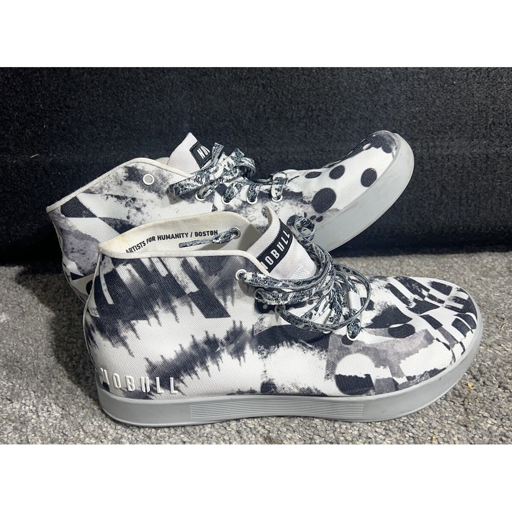 Nobull Artists for Humanity Boston Canvas Mid Trainer Workout Shoes Men's Sz 9.5